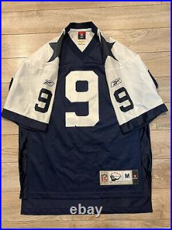 Tony Romo #9 Dallas Cowboys Football NFL Retro Reebok Jersey Medium M