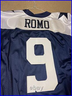 Tony Romo Dallas Cowboys 2007 Reebok team issued blue Stars jersey Throwback