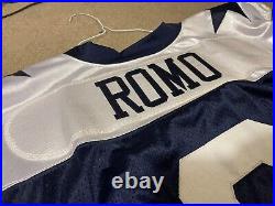 Tony Romo Dallas Cowboys 2007 Reebok team issued blue Stars jersey Throwback