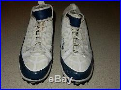 Tony Romo Dallas Cowboys Game Used Nike Cleats Photo Matched Bears