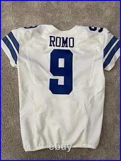 Tony Romo Game Worn Used Jersey Dallas Cowboys Panini Authentic COA 10/5/2014