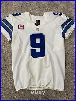 Tony Romo Game Worn Used Jersey Dallas Cowboys Panini Authentic COA 10/5/2014