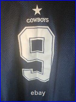Tony Romo Reebok AUTHENTIC Dallas Cowboys jersey Size 48 Fully Embroidered