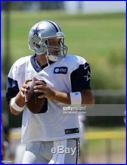 Tony Romo Used Dallas Cowboys Practice Jersey Nike 12-50 AT&T Patch