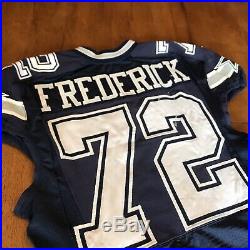 Travis Frederick Signed Autographed Game Used / Worn Cowboys Jersey Panini COA
