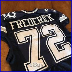 Travis Frederick Signed Autographed Game Used Worn Cowboys Jersey Panini JSA COA