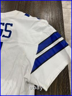 Trevon Diggs Dallas Cowboys Game Used Worn Jersey 10/12/25 vs Panthers Team COA