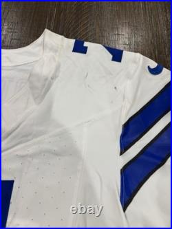 Trevon Diggs Dallas Cowboys Game Used Worn Jersey 10/12/25 vs Panthers Team COA