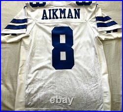 Troy Aikman 1996 Dallas Cowboys authentic Nike stitched white game model jersey