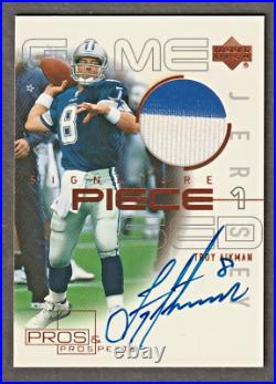 Troy Aikman 2000 Pros and Prospects Autograph Auto GU Dallas Cowboys HOFer