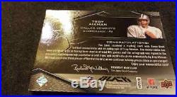 Troy Aikman 2009 Ud Black Quad Jersey Patch Autograph /25 Auto Upper Deck
