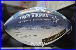 Troy Aikman Dallas Cowboys Football Wilson Sportacular Art Limited With Case #1000