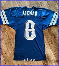 Troy Aikman Dallas Cowboys Vtg Russell Athletic Pro Line Men's Jersey Size 40