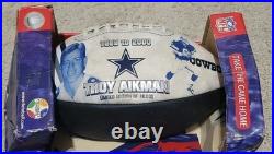 Troy Aikman Fotoball Limited Edition Football 1989-2000 Dallas Cowboys NFL
