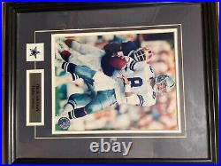 Troy Aikman oficial licensed NFL product Cowboys vs Bills superbowl framed pic