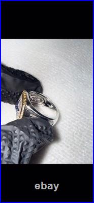True Fan Dallas Cowboys 1/2 CTTW Diamond Two-Tone Yellow Gold and Sterling Silve