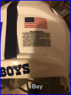 Tyron Smith Dallas Cowboys Thanksgiving Throwback Game Used Speed Pro Helmet