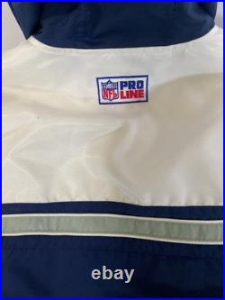 Used Nike Pro Line Dallas Cowboys Heavy Winter Jacket Hooded Xl