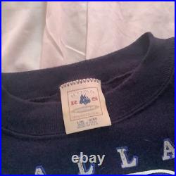 VERY-RARE VTG 90, s DALLAS COWBOYS NFL NFC CHAMPS SPELLOUT L/XL CREWNECK