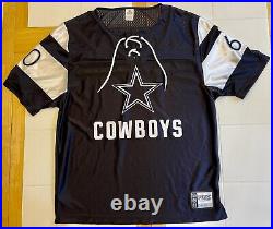 VICTORIA'S SECRET Rare PINK Dallas Cowboys NFL Football Collection Lace Jersey L