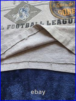 VINTAGE 1994 Dallas Cowboys DoomsDay Defense Shirt Gray Blue Football Mens XL
