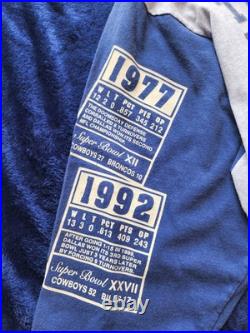 VINTAGE 1994 Dallas Cowboys DoomsDay Defense Shirt Gray Blue Football Mens XL