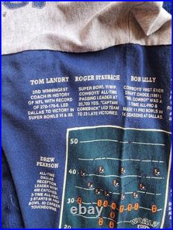 VINTAGE 1994 Dallas Cowboys DoomsDay Defense Shirt Gray Blue Football Mens XL