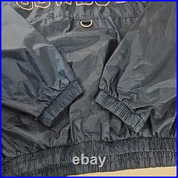 VINTAGE 90s GAME DAY NFL DALLAS COWBOYS BLUE WINDBREAKER MEN'S SIZE LARGE ZIPPER