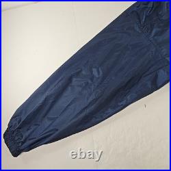 VINTAGE 90s GAME DAY NFL DALLAS COWBOYS BLUE WINDBREAKER MEN'S SIZE LARGE ZIPPER