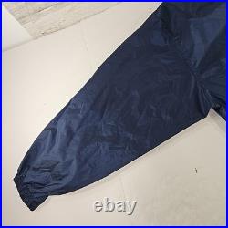 VINTAGE 90s GAME DAY NFL DALLAS COWBOYS BLUE WINDBREAKER MEN'S SIZE LARGE ZIPPER