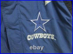 VINTAGE Apex One Dallas Cowboys Jacket Large Adult Blue Pro Line Pockets Mens 90 VINTAGE Apex One Dallas Cowboys Jacket Large Adult Blue Pro Line Pockets Mens 90