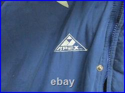 VINTAGE Apex One Dallas Cowboys Jacket Large Adult Blue Pro Line Pockets Mens 90 VINTAGE Apex One Dallas Cowboys Jacket Large Adult Blue Pro Line Pockets Mens 90