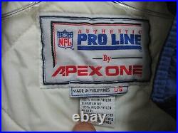 VINTAGE Apex One Dallas Cowboys Jacket Large Adult Blue Pro Line Pockets Mens 90 VINTAGE Apex One Dallas Cowboys Jacket Large Adult Blue Pro Line Pockets Mens 90