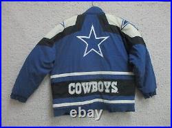 VINTAGE Apex One Dallas Cowboys Jacket Large Adult Blue Pro Line Pockets Mens 90 VINTAGE Apex One Dallas Cowboys Jacket Large Adult Blue Pro Line Pockets Mens 90