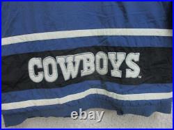 VINTAGE Apex One Dallas Cowboys Jacket Large Adult Blue Pro Line Pockets Mens 90 VINTAGE Apex One Dallas Cowboys Jacket Large Adult Blue Pro Line Pockets Mens 90