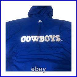 VINTAGE! Dallas Cowboys APEX One NFL Pro Line Puffer Jacket Size L 90s