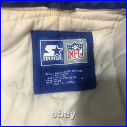 VINTAGE! Dallas Cowboys APEX One NFL Pro Line Puffer Jacket Size L 90s