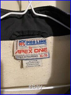 VINTAGE Dallas Cowboys Jacket Adult XL NFL Apex One Pro Line Zip-Up Mens 90's