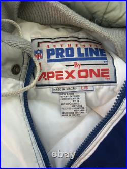 VINTAGE Dallas Cowboys Jacket Men's L APEX ONE PRO LINE NFL Puff Full Zip 90s VINTAGE Dallas Cowboys Jacket Men's L APEX ONE PRO LINE NFL Puff Full Zip 90s