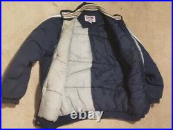 VINTAGE Dallas Cowboys Jacket Mens Large Blue Pro Line NFL Big Logo Starter 90s