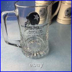 VINTAGE Dallas Cowboys Stein/Mug LOT5 Steins, 1 Mug1992 ChampsSuperBowl XXVIII