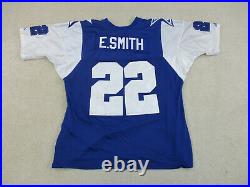 VINTAGE Emmitt Smith Dallas Cowboys Football Jersey Adult Extra Large Blue Men
