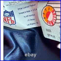 VINTAGE Jeff Hamilton Dallas Cowboys NFL Superbowl XVII Jacket/Coat Large