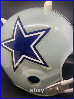 VINTAGE NFL Dallas Cowboys Plastic Replica Full Size Football Helmet with Spikes