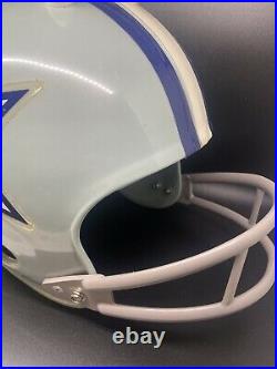 VINTAGE NFL Dallas Cowboys Plastic Replica Full Size Football Helmet with Spikes