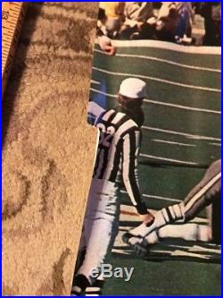 VINTAGE POSTER Adidas Miami Dolphins / Cowboys Super Bowl VI 1972 ORIGINAL RARE