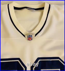 VINTAGE RARE Authentic Reebok Dallas Cowboys Emmitt Smith Stats Jersey Size 54