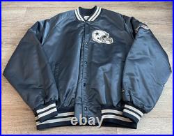 VTG 90s Chalk Line NFL Dallas Cowboys Football Satin Jacket Navy Blue Size 2Xl
