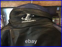 VTG 90s DALLAS COWBOYS Leather LogoAthletic Sharktooth Leather Jacket SZ M -cool