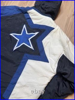 VTG 90s Dallas Cowboys NFL Apex One Puffer Quilted Jacket Large Pro Line Hood VTG 90s Dallas Cowboys NFL Apex One Puffer Quilted Jacket Large Pro Line Hood